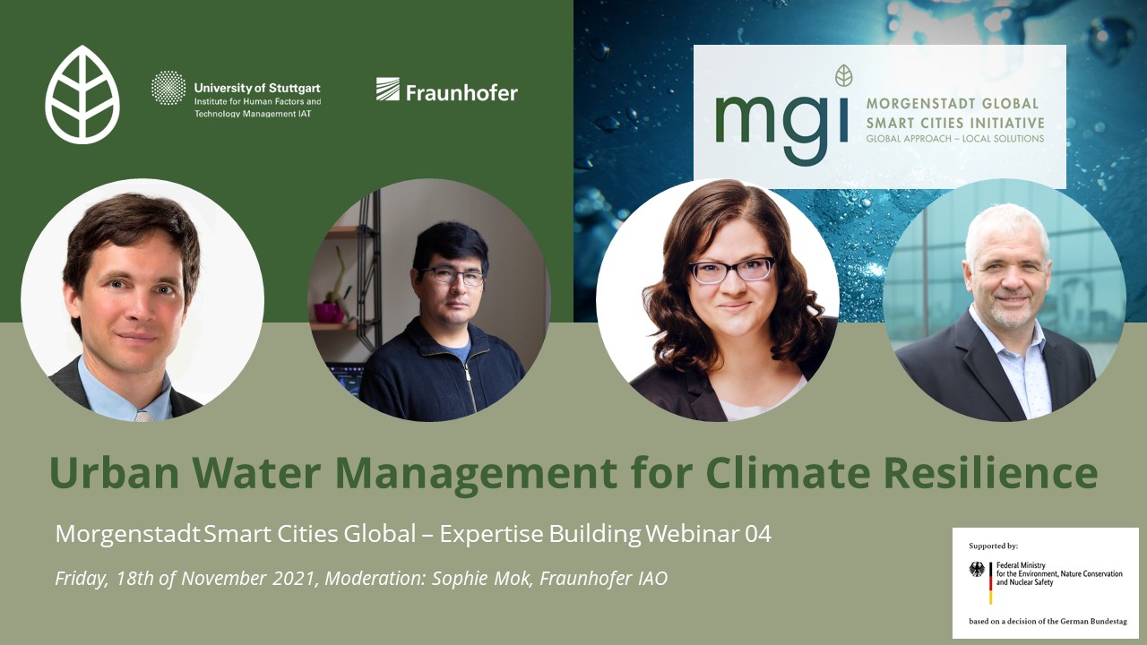 MGI Webinar Report “Urban Water Management for Climate Resilience ...